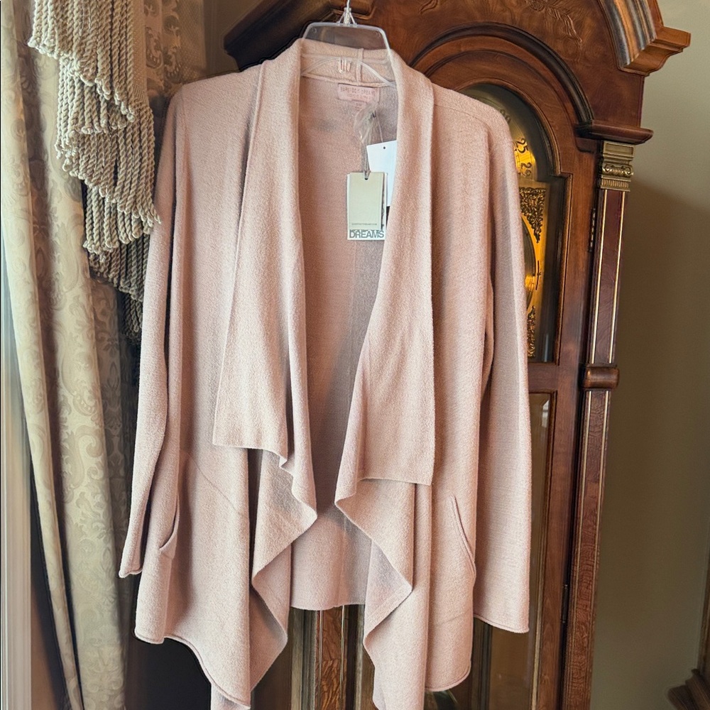 Barefootdreams NWT CardiganCozy Chic UltraLiteHI/LOBeautiful Soft RoseSoSoftS/M